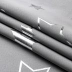 Blackout Curtains 51 x 53 inch Black Curtains Thermal Insulated Room Darkening Blackout Curtains For Bedroom