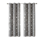 Blackout Curtains 51 x 53 inch Black Curtains Thermal Insulated Room Darkening Blackout Curtains For Bedroom