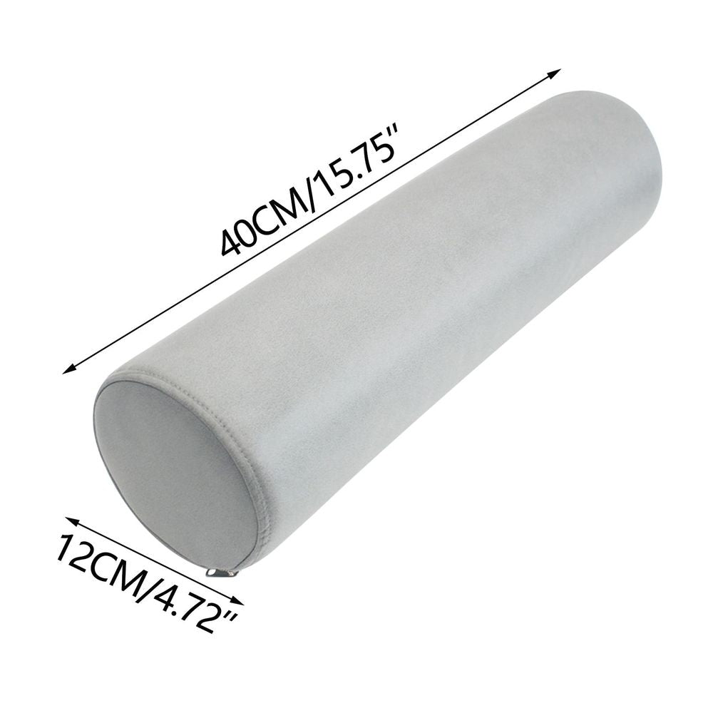 Cervical Neck Roll Foam Pillow, Bolster Pillow, Round Neck Pillows Support for Sleeping, Bolster Pillow for Bed, Legs, Back and Yoga, Ideal for Spine and Neck Support (4" x 17")