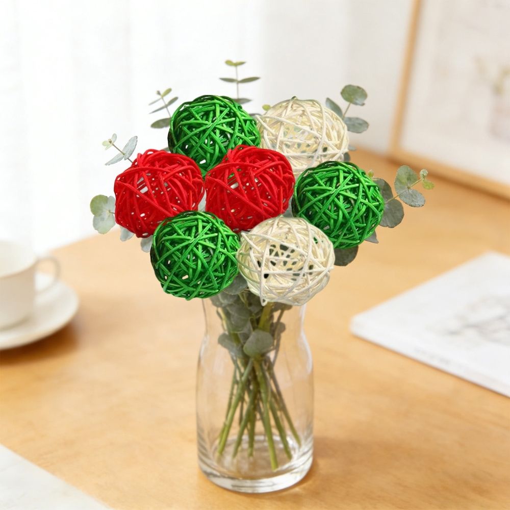 Natural Decorative Vase Filler, Wood Balls for Home Decor, Perfect for Wedding and Party Centerpieces, Ideal for Holiday Decorations, Great for Crafting and DIY Projects