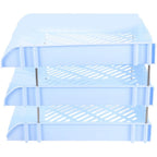 Space-Saving Desk Paper Organizer, Multi-Compartment Stationery Storage for Office and Home Desk Organization
