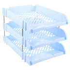 Space-Saving Desk Paper Organizer, Multi-Compartment Stationery Storage for Office and Home Desk Organization