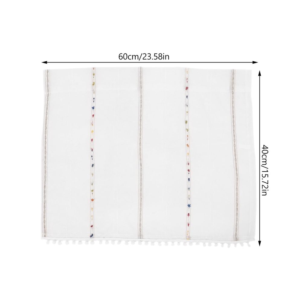 White Kitchen Short Curtain for Window Decor Practical Privacy and Elegant Home Style