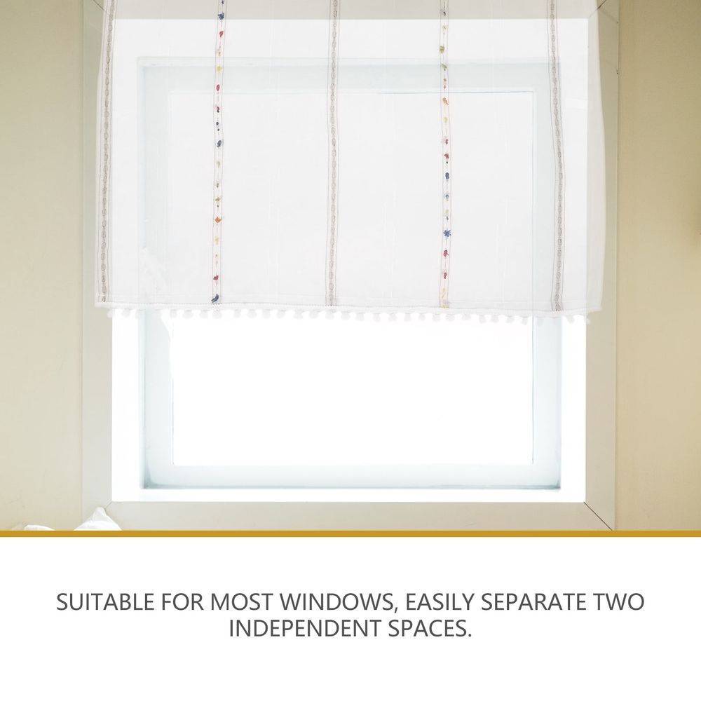 White Kitchen Short Curtain for Window Decor Practical Privacy and Elegant Home Style