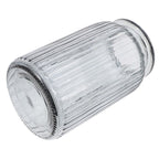 Grey Colored Vase for Home Chic Glass Flower Container 1Pc