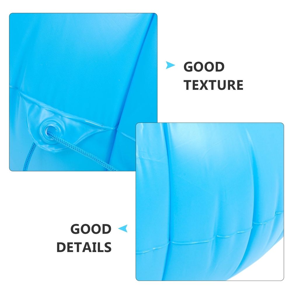 Masteelf Heavy Duty Pvc Inflatable Pool Pillow For Above Ground Pools Large Round Winterizing Air Pillow For Winter Pool Closing