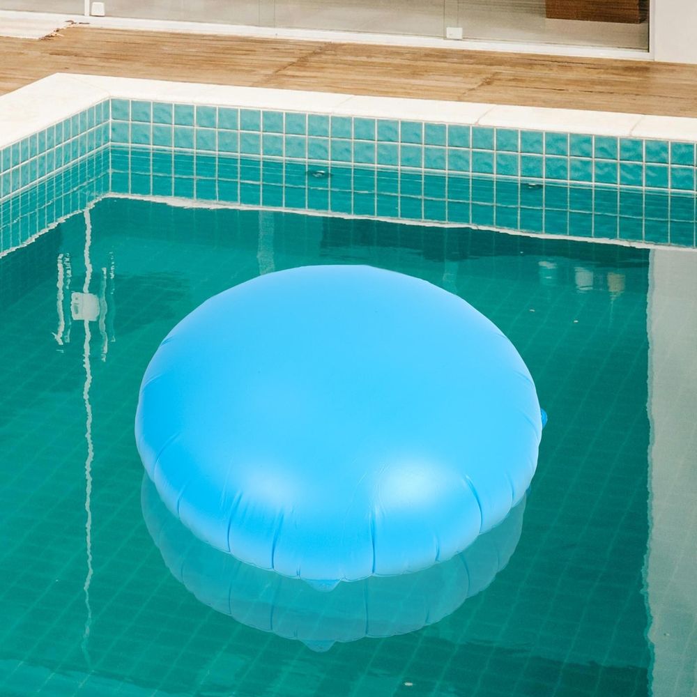 Masteelf Heavy Duty Pvc Inflatable Pool Pillow For Above Ground Pools Large Round Winterizing Air Pillow For Winter Pool Closing