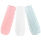 3pcs Geometric Decorative Vase for Flowers and Plants, Plastic
