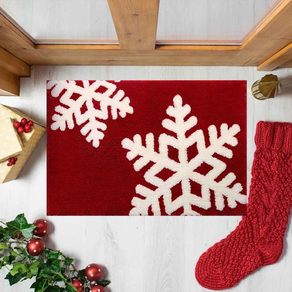 Area Rug Door Mats Merry Christmas Doormat Christmas Tree Santa Snowflake Decorate Doormat Welcome Mat Gift For Christmas