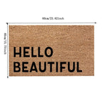 Carpet Door Mats Hello Beautiful Welcome Funny Cute Doormat Door Mat Welcome Friends Doormat Funny Doormat New Home Door Mat