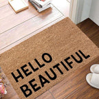 Carpet Door Mats Hello Beautiful Welcome Funny Cute Doormat Door Mat Welcome Friends Doormat Funny Doormat New Home Door Mat