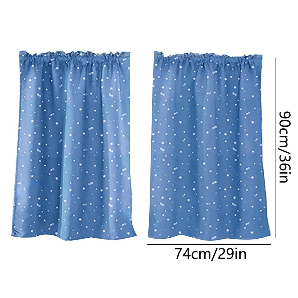 Blackout Curtains Star Curtains Short Curtains Small Curtains Rod Curtains Kitchen Coffee Curtains Bedroom Curtains Lace Curtains 29 X 36 Inch 2 Panels