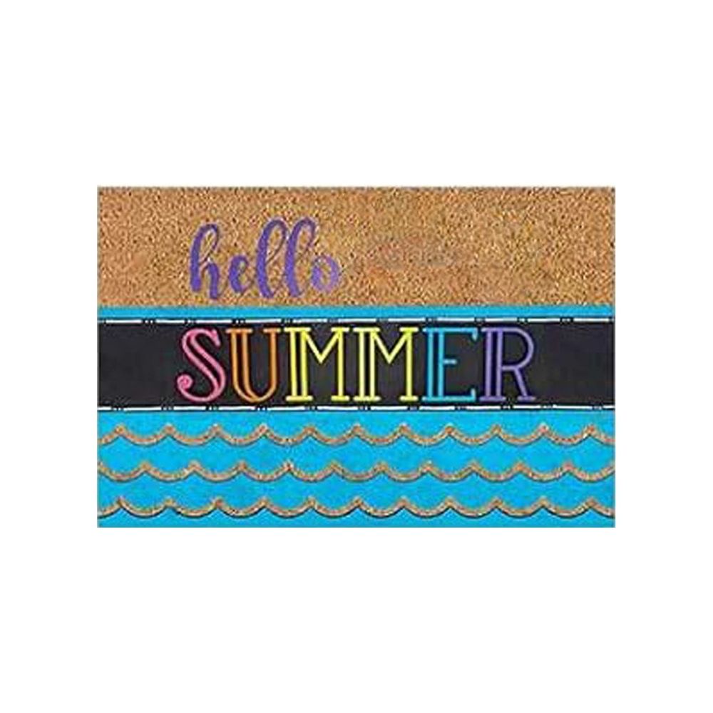 Door mat Non Slip Washable Welcome Door Mats With Fruit Ice Beach Summer Decorative Doormat For Front Door Outside Entry Yard Floor