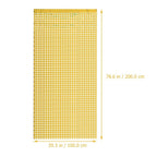 Foil Fringe Curtain Backdrop Golden Streamer Curtain for Birthday and Festival Parties