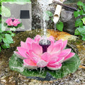 Solar Fountain , Floating Solar Powered Water Fountain Pump for Bird Bath, Garden, Pond, Pool, Outdoor , Lifelike Ornanment Home Garden Pond Decorations Gifts