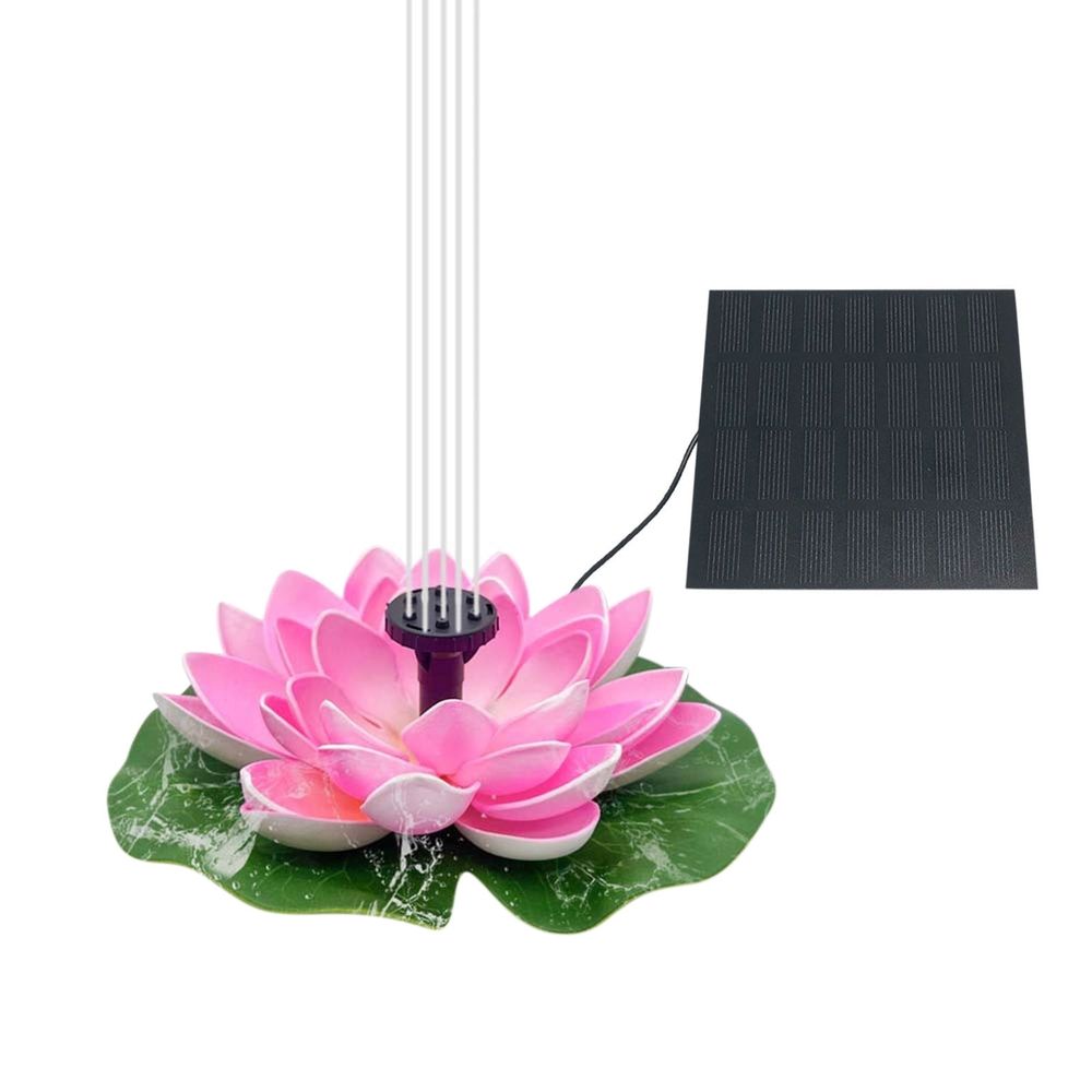 Solar Fountain , Floating Solar Powered Water Fountain Pump for Bird Bath, Garden, Pond, Pool, Outdoor , Lifelike Ornanment Home Garden Pond Decorations Gifts