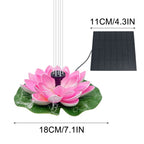 Solar Fountain , Floating Solar Powered Water Fountain Pump for Bird Bath, Garden, Pond, Pool, Outdoor , Lifelike Ornanment Home Garden Pond Decorations Gifts