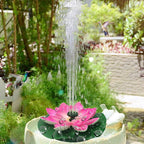 Solar Fountain , Floating Solar Powered Water Fountain Pump for Bird Bath, Garden, Pond, Pool, Outdoor , Lifelike Ornanment Home Garden Pond Decorations Gifts