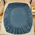 Bed Sheets, Luxury Soft Fuzzy Bottom Sheet, with Deep Pocket, Shrinkage and Fade Resistant, Easy Care, 1 Fitted Sheet Only