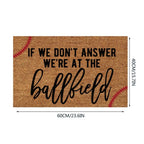 Carpet Door Mats Baseball Copywriting Floor Mat Polyester Door Mat Holiday Home Decor Mat