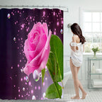 Shower Curtain Shower Curtain 70x70 Inch With 12 Plastic Hooks Waterproof Shower Curtain Bathroom Heavy Side Shower Curtain Machine Washable Quick Dry