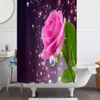 Shower Curtain Shower Curtain 70x70 Inch With 12 Plastic Hooks Waterproof Shower Curtain Bathroom Heavy Side Shower Curtain Machine Washable Quick Dry