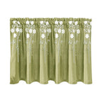 Blackout Curtains Floral Curtains Kitchen Coffee Curtains Bedroom Rod Curtains Lace Short Curtains Lace Curtains 54 X 24 Inch 1 Panels