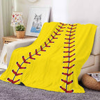 Blanket Baseball Blanket Gifts Flannel Sports Blankets Lightweight Fleece Soft Throw Blanket For Kids Couch And Bed
