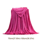 Blanket Super Soft Warm Solid Warm Micro Plush Fleece Blanket Throw Rug Sofa Bedding Hot Pink