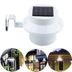 Solar Garden Lights Solar Light Lamp Powered Outdoor Garden Yard Wall LED Outdoor Solar Gutter LED Lights Solar Gutter Night Utility Light