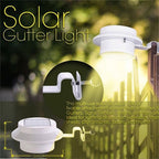 Solar Garden Lights Solar Light Lamp Powered Outdoor Garden Yard Wall LED Outdoor Solar Gutter LED Lights Solar Gutter Night Utility Light
