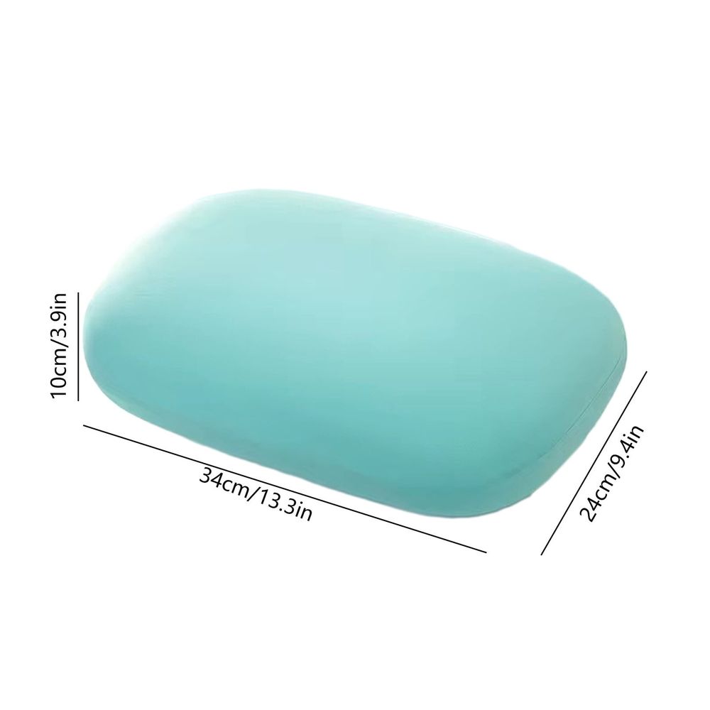 Small Pillow, Memory Foam Mini Pillow, High-Resilience, Foldable Nap Pillow for Travel, Sleeping, Nap and Neck, Knee, Lumbar Support, 9.4x13.3x4 In, Gray