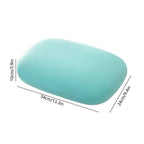 Small Pillow, Memory Foam Mini Pillow, High-Resilience, Foldable Nap Pillow for Travel, Sleeping, Nap and Neck, Knee, Lumbar Support, 9.4x13.3x4 In, Gray