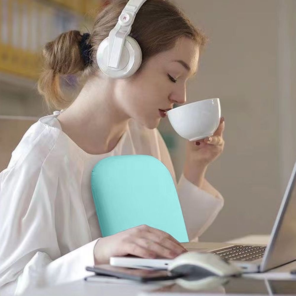 Small Pillow, Memory Foam Mini Pillow, High-Resilience, Foldable Nap Pillow for Travel, Sleeping, Nap and Neck, Knee, Lumbar Support, 9.4x13.3x4 In, Gray