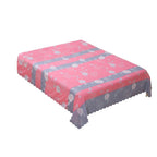 Bed Sheet, Floral Printed Bed Sheets, Lightweight Super Soft Easy Care Microfiber Flat Sheet, Wrinkle Free, Machine washable, 78.7'x90.5'