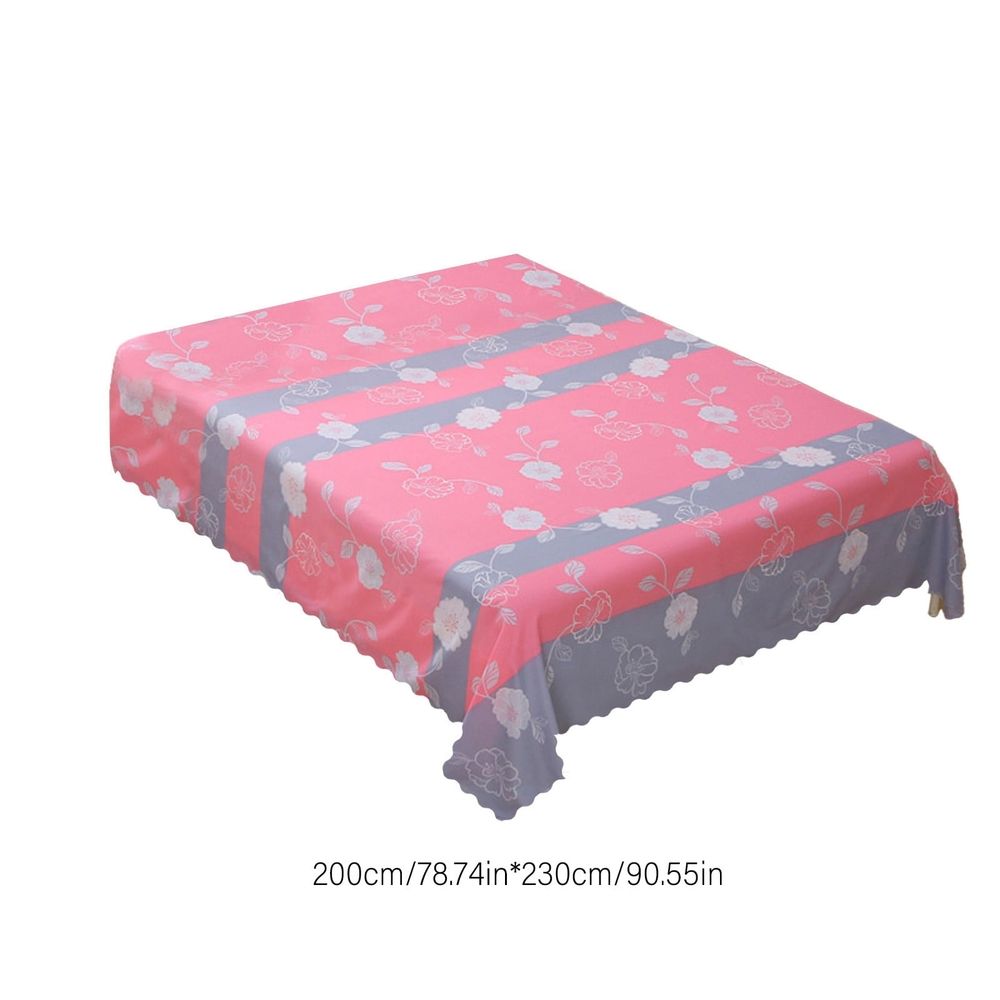 Bed Sheet, Floral Printed Bed Sheets, Lightweight Super Soft Easy Care Microfiber Flat Sheet, Wrinkle Free, Machine washable, 78.7'x90.5'