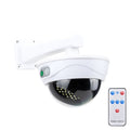 Solar Powered Security Lighting with Motion Sensor, Imitation Surveillance Camera for Indoor Outdoor Home Office Garage