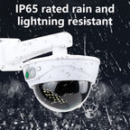 Solar Powered Security Lighting with Motion Sensor, Imitation Surveillance Camera for Indoor Outdoor Home Office Garage