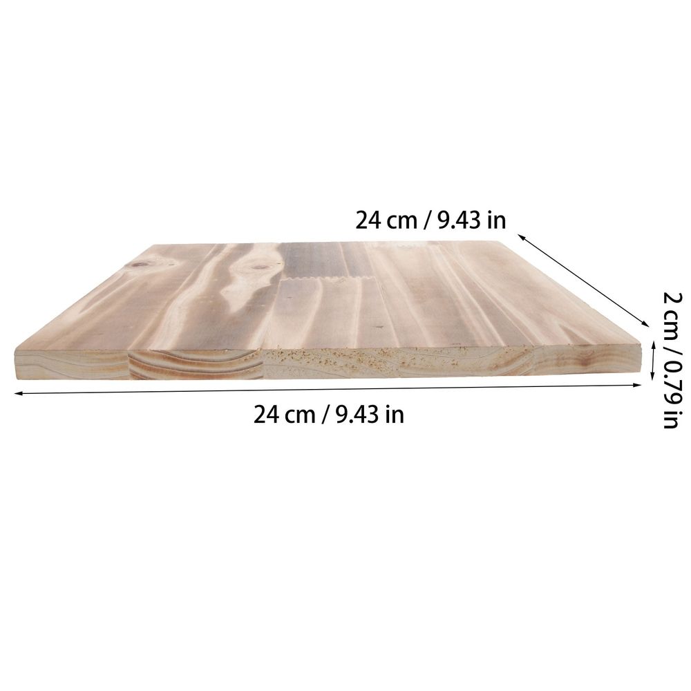 Multicolor Plastic and Wood Insulated Table Mat for , Pot Holder, or - 10.5 x 10.5 Inches