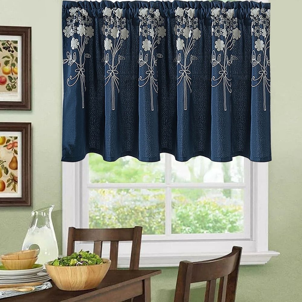Floral Curtains Kitchen Coffee Curtains Bedroom Rod Curtains Lace Short Curtains Lace Curtains 54 X 24 Inch 1 Panels Blackout Curtain Sheer Curtain