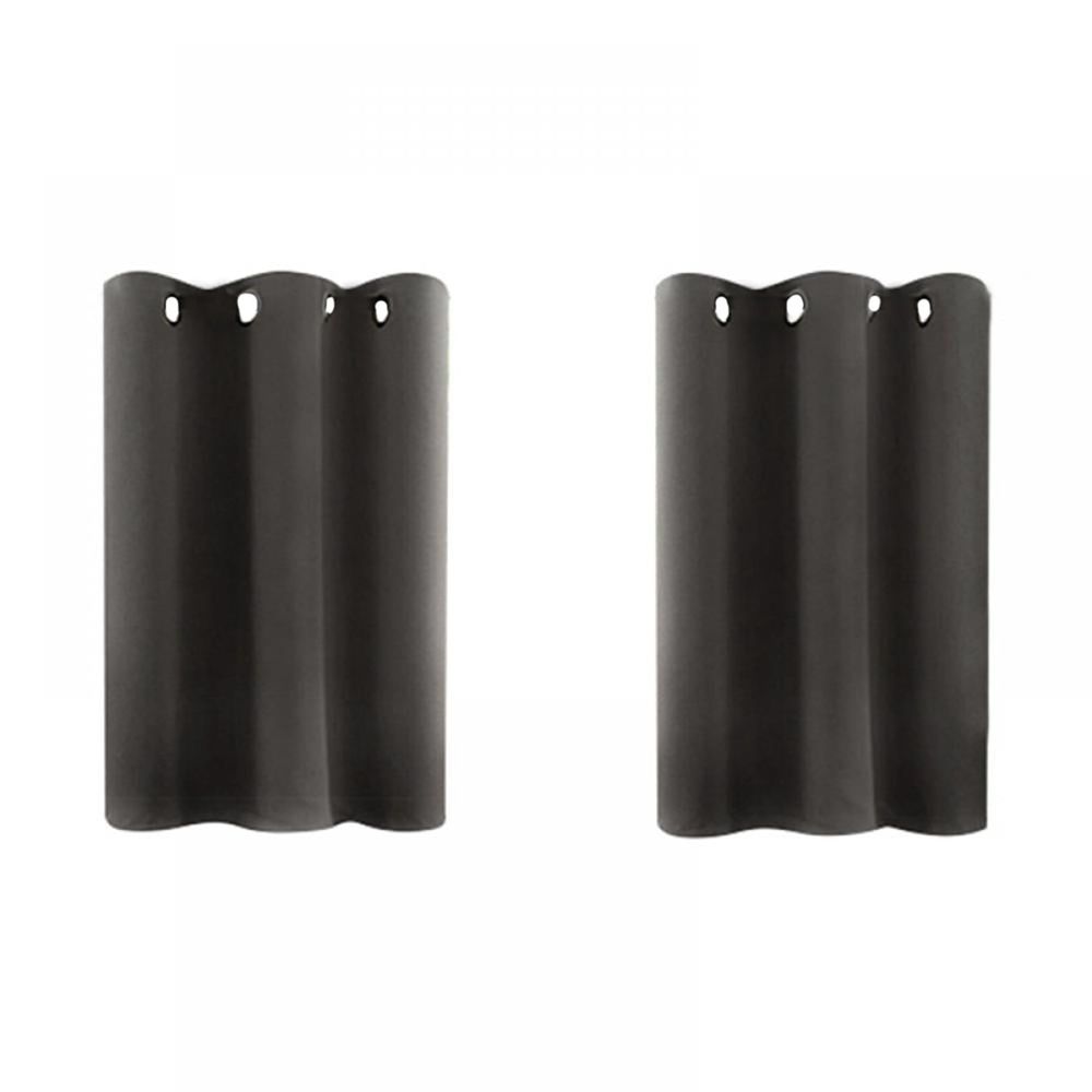 Curtain,Rod Pocket Tier Curtains For Small Window Short Room Darkening Basement Curtains Cafe Drapes 1 Panels 34 W X 24 L Inch Each