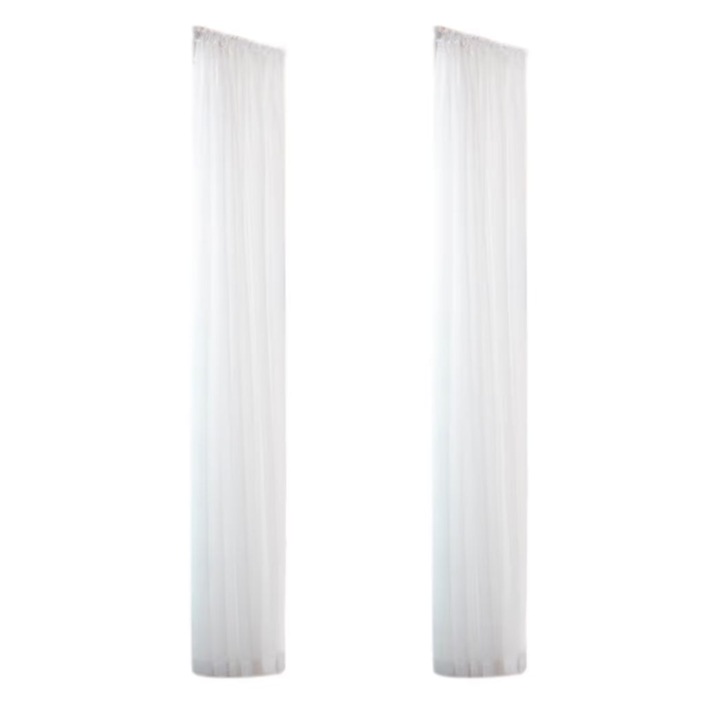 Natural Pinch Pleat Sheer Curtains 78.74 Inches Long Linen Textured Drapes for Living Room Bedroom Faux Linen Curtains, 2 Panels, 31" W x 78.74" L - Brown