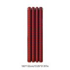 Christmas Red Plaid Curtains 52" x 72" Red and Black Green Buffalo Plaid Curtain Farmhouse Xmas Window Drapes for Living Room Bathroom Home Decoration, 1 Panels