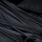 Royal Comfort 1000TC Hotel Grade Bamboo Cotton Sheets Pillowcases Set Ultrasoft - Queen - Charcoal