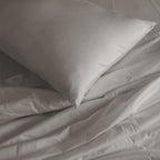 Royal Comfort 1000TC Hotel Grade Bamboo Cotton Sheets Pillowcases Set Ultrasoft - Queen - Dove