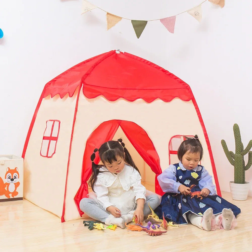 130CM Baby Castle Tent Folding Kids Play House