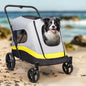 Dog Stroller w/ Rain Cover Foldable Pet Cart