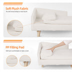 Luxury Pet Sofa Bed 70cm Rectangular Soft Cushion Anti-skid