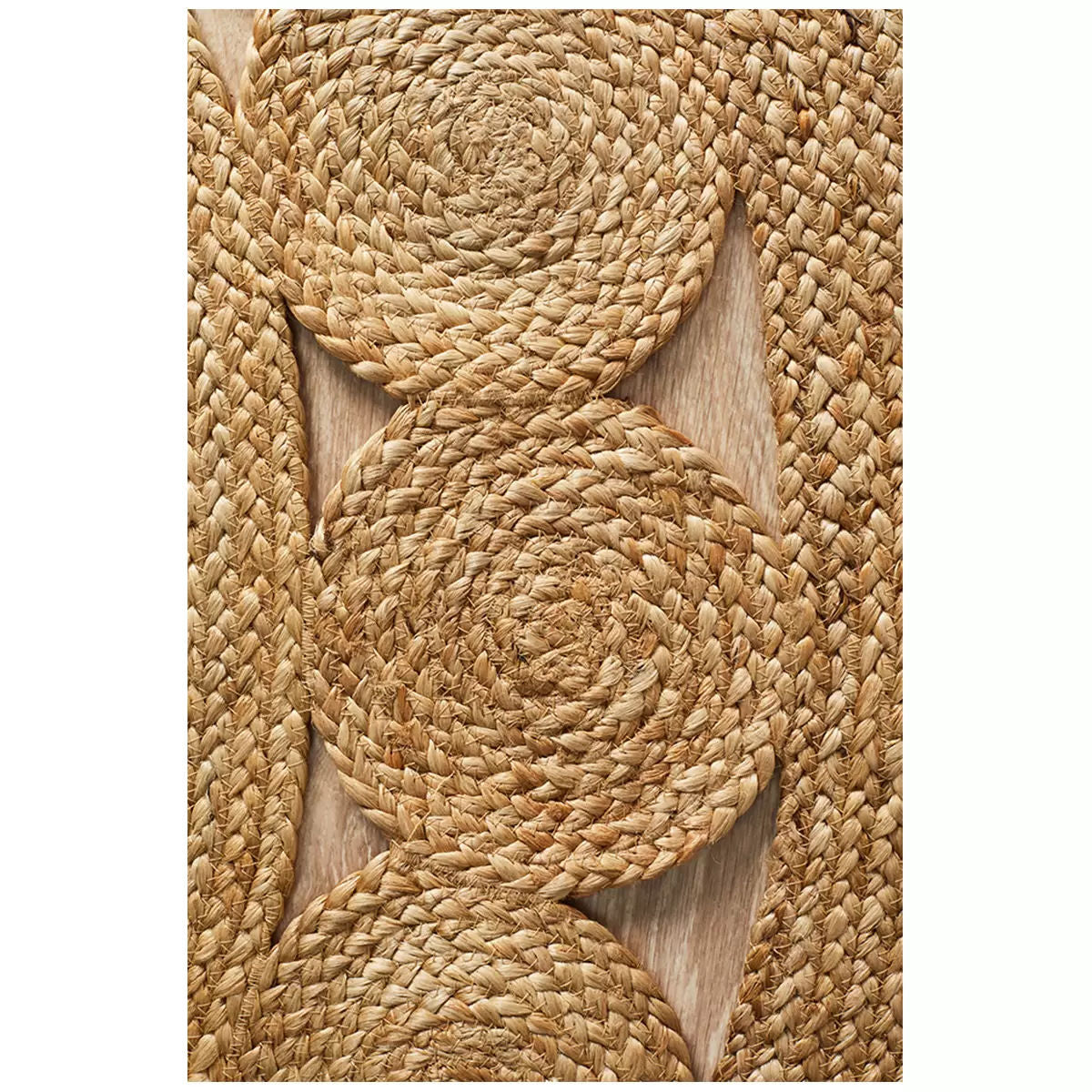 Atrium pilu natural rug 150 x 150cm