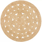 Atrium pilu natural rug 150 x 150cm